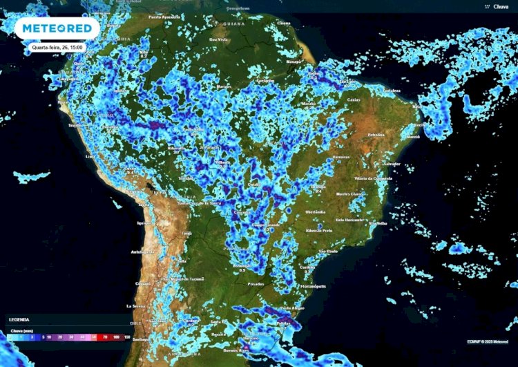Cidade do ES registra maior volume de chuva de todo o Brasil